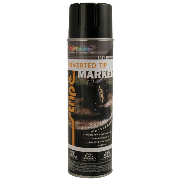 Seymour Water Based Marking Paint Black 20 oz Full Source