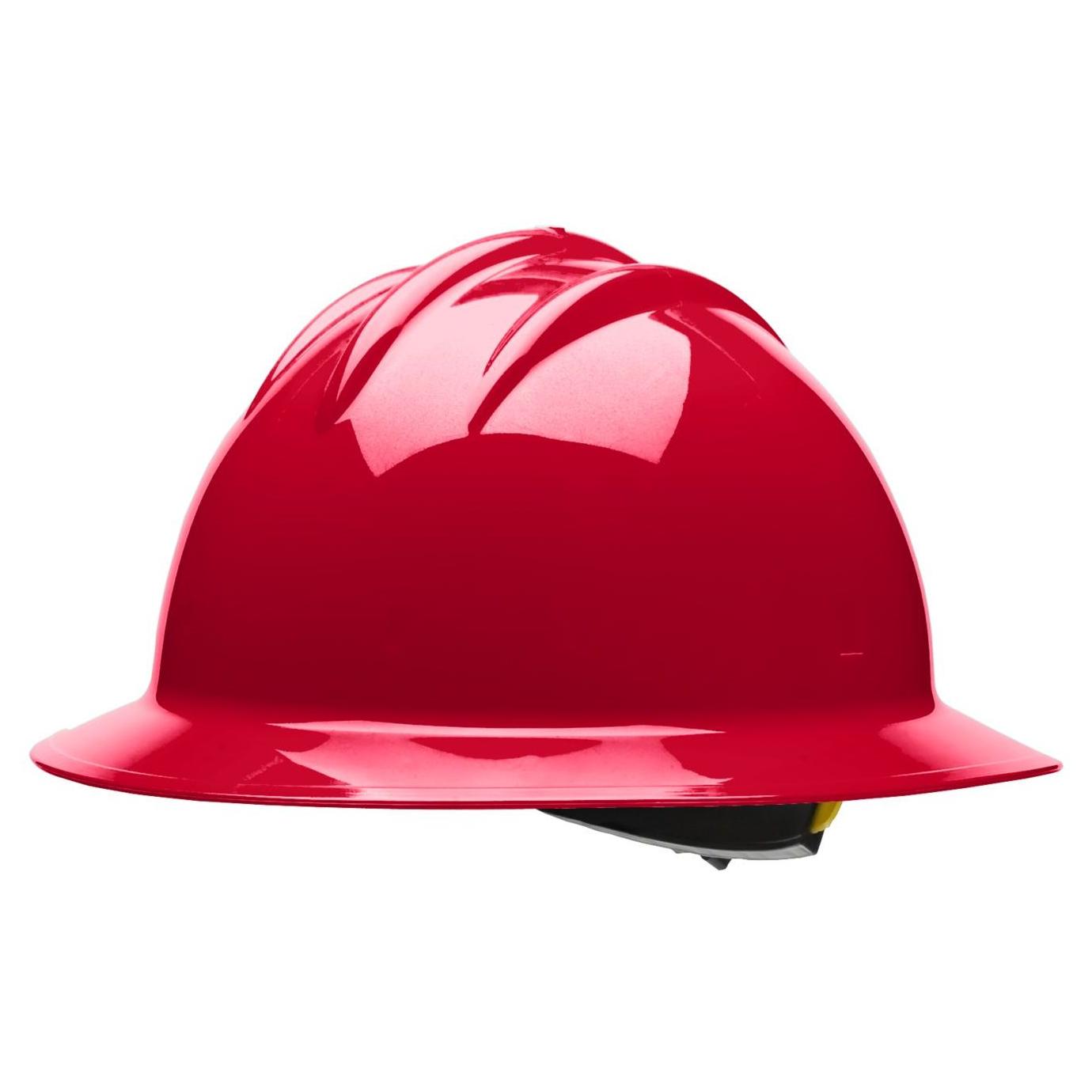 Bullard 9HRDR High Heat Full Brim Hard Hat Ratchet Suspension Red
