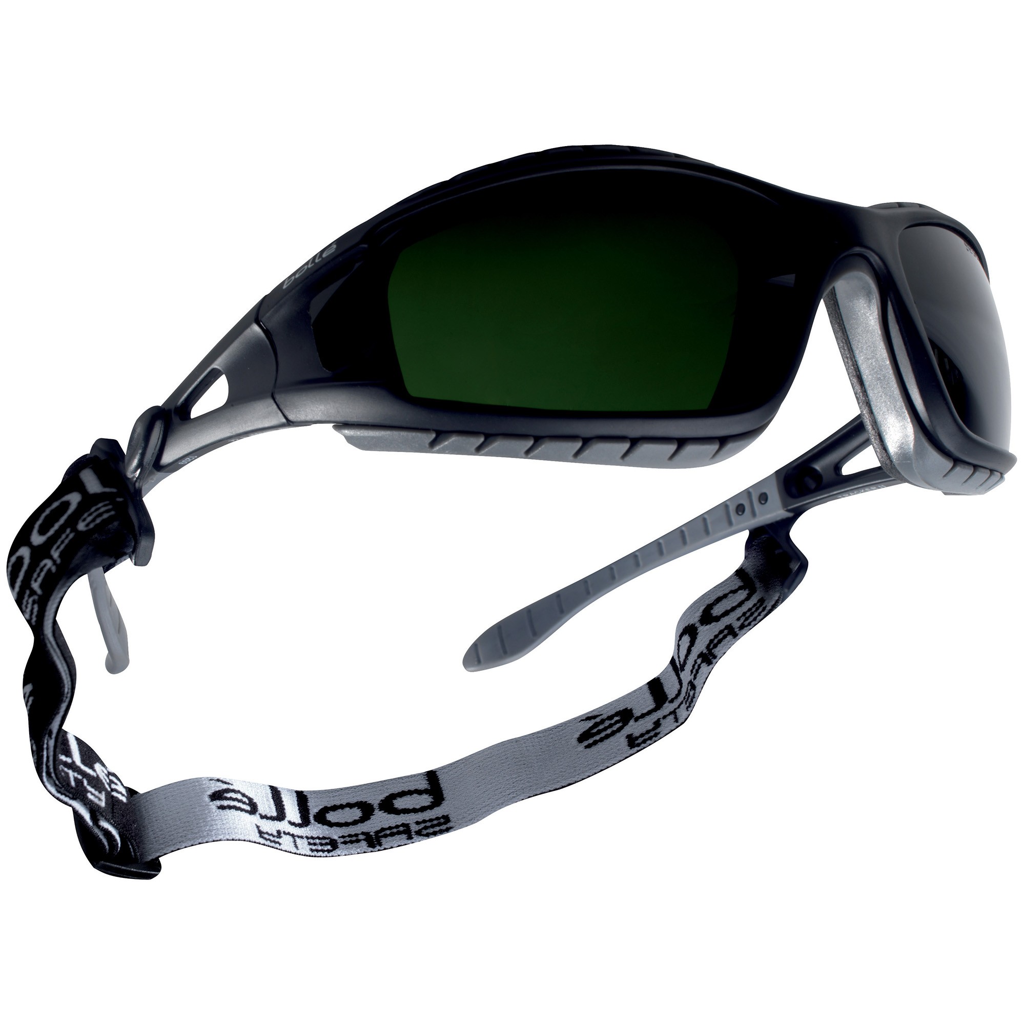 Bolle 40089 Tracker Safety Glasses/Goggles Black/Grey Temples