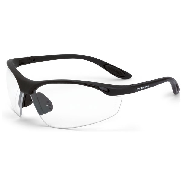 CrossFire Talon Safety Glasses Black Frame Clear Bifocal Lens