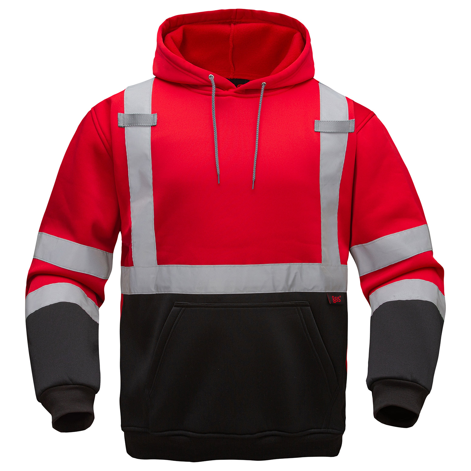 GSS Safety 7014 NonANSI Pullover Safety Sweatshirt Red Full Source