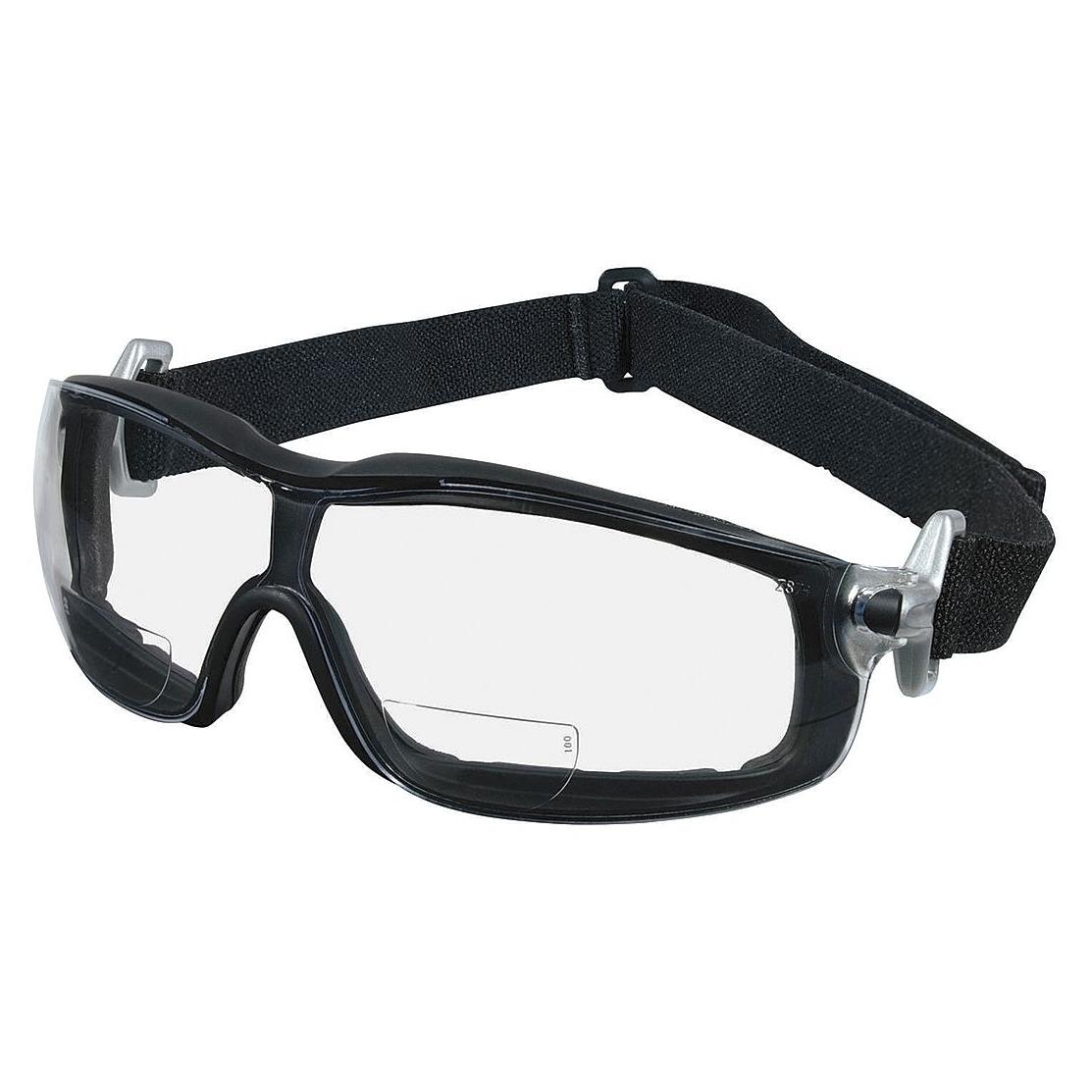 MCR Safety RTHAF RT1 Magnifier Safety Glasses/Goggles Black Frame