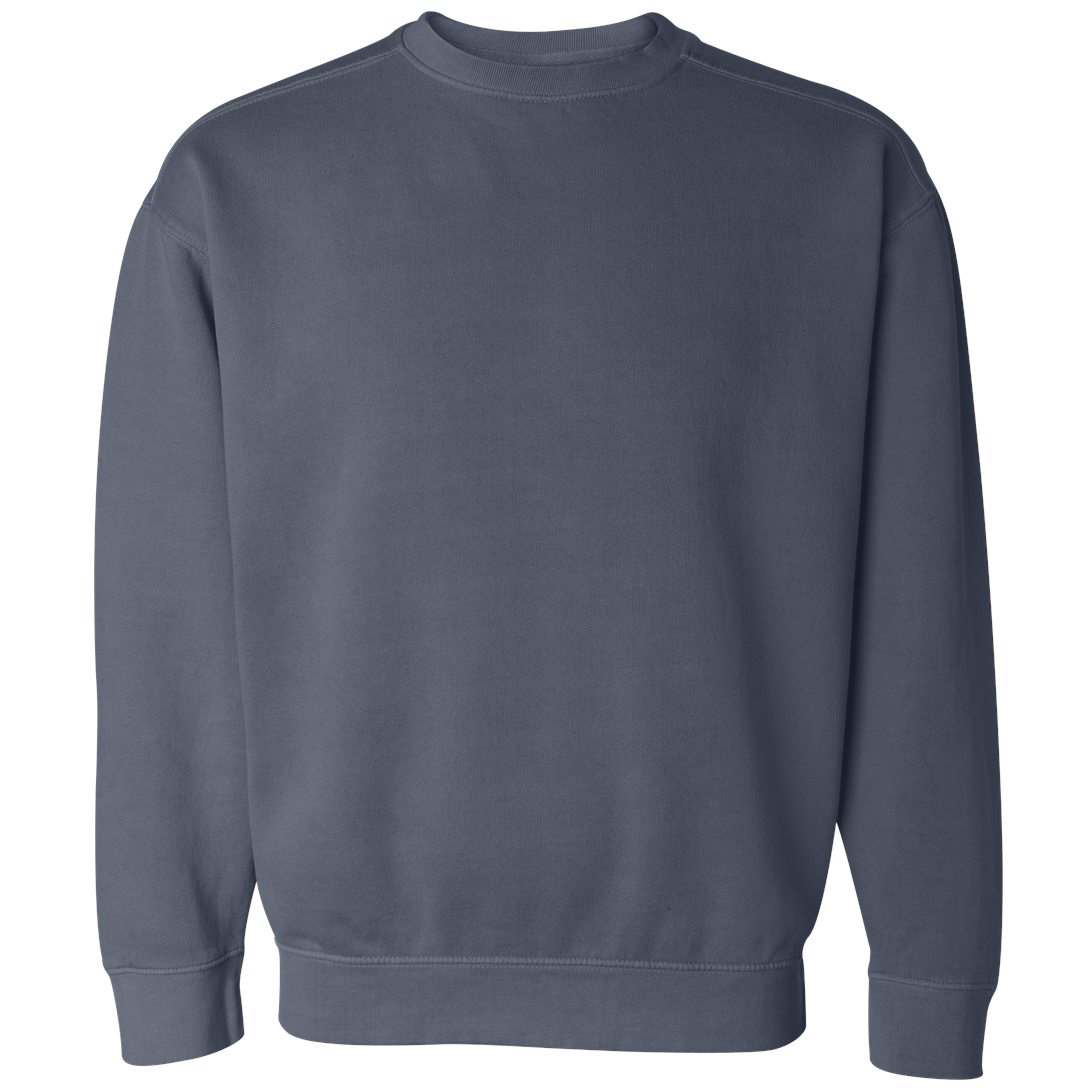 Comfort Colors 1566 GarmentDyed Sweatshirt Denim Full Source
