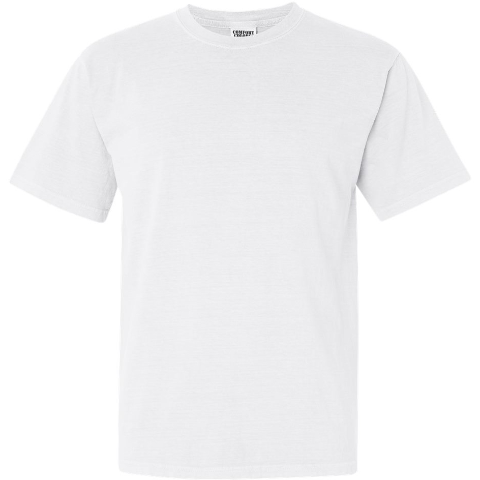 Comfort Colors 1717 Garment Dyed Heavyweight TShirt White Full Source