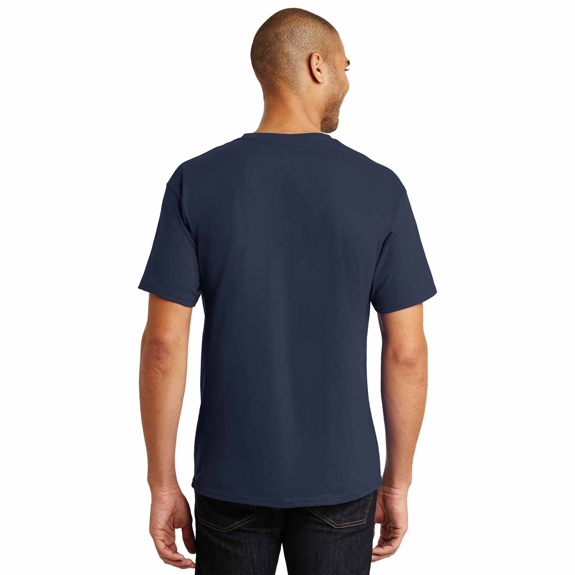 Hanes 5250 Authentic 100 Cotton TShirt Navy Full Source