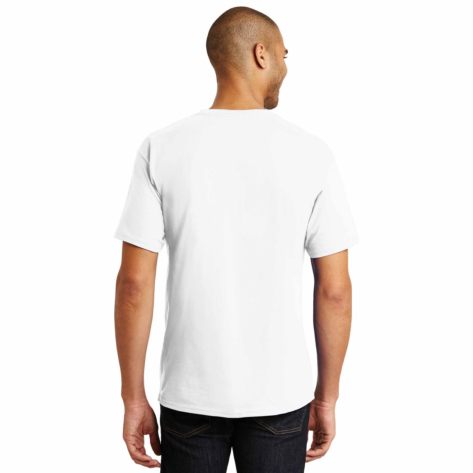 Hanes 5250 Authentic 100 Cotton TShirt White Full Source