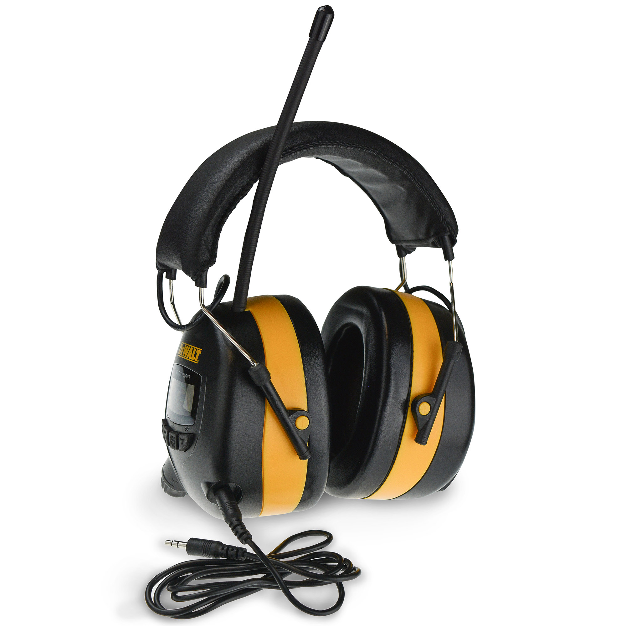 DEWALT DPG15 Digital AM/FM Radio Ear Muffs 25 NRR Full Source