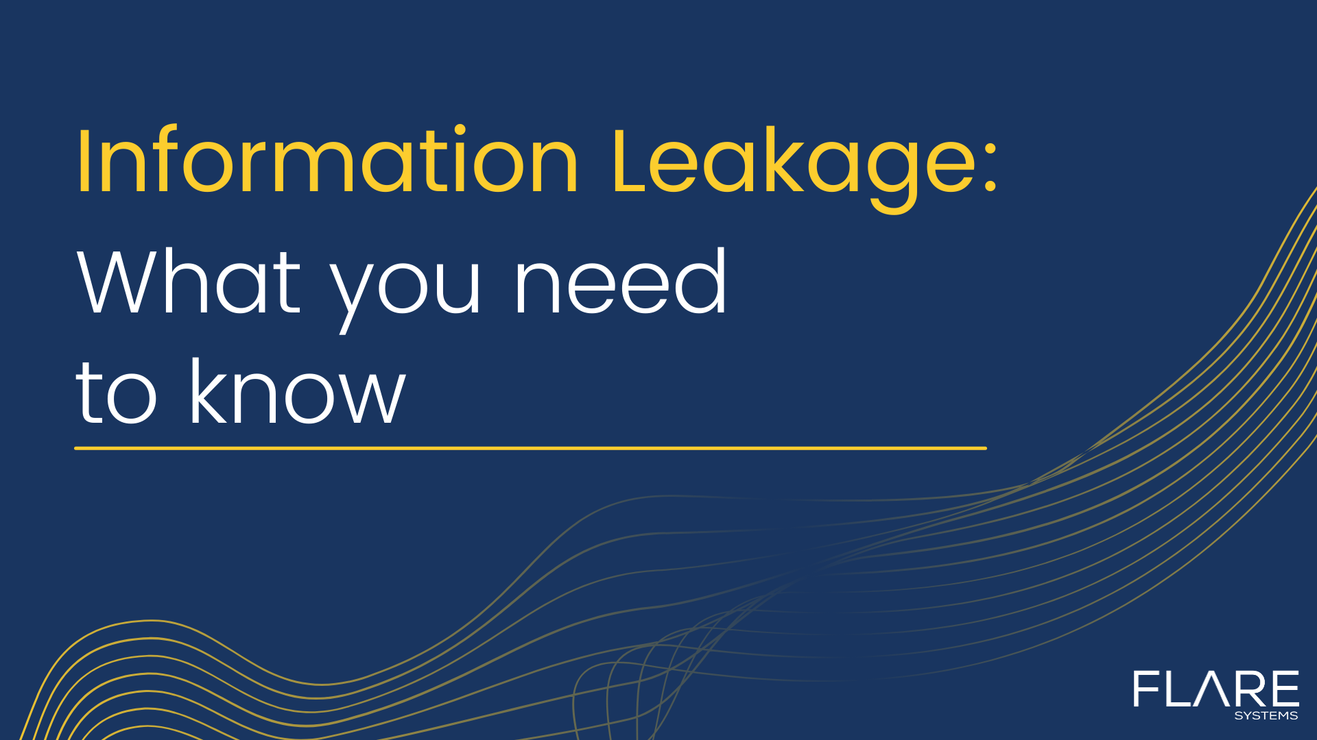 Information Leakage What you need to Know Flare Cyber Threat Intel(04)