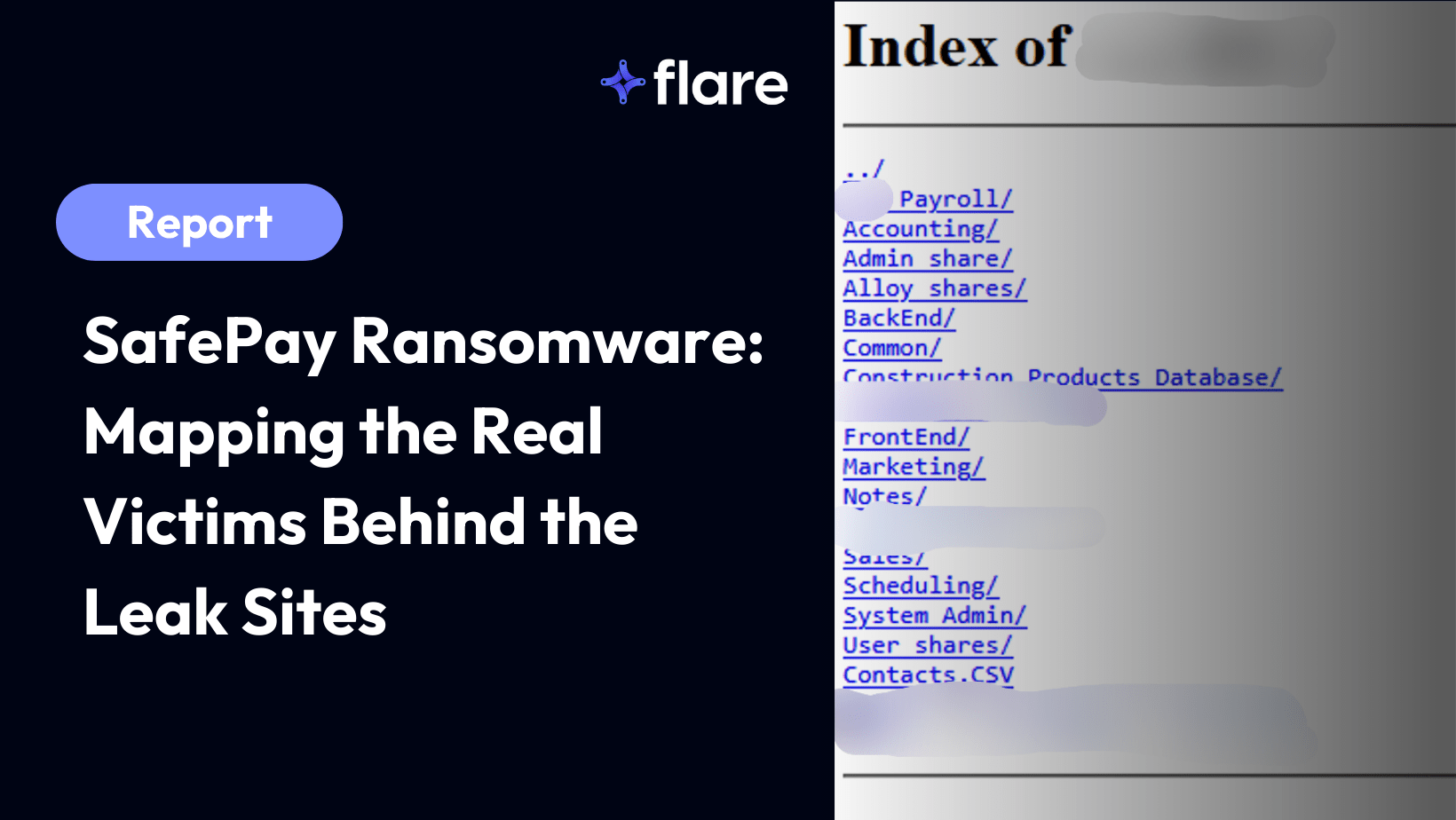 SafePay Ransomware Mapping the Real Victims Behind the Leak Sites Flare