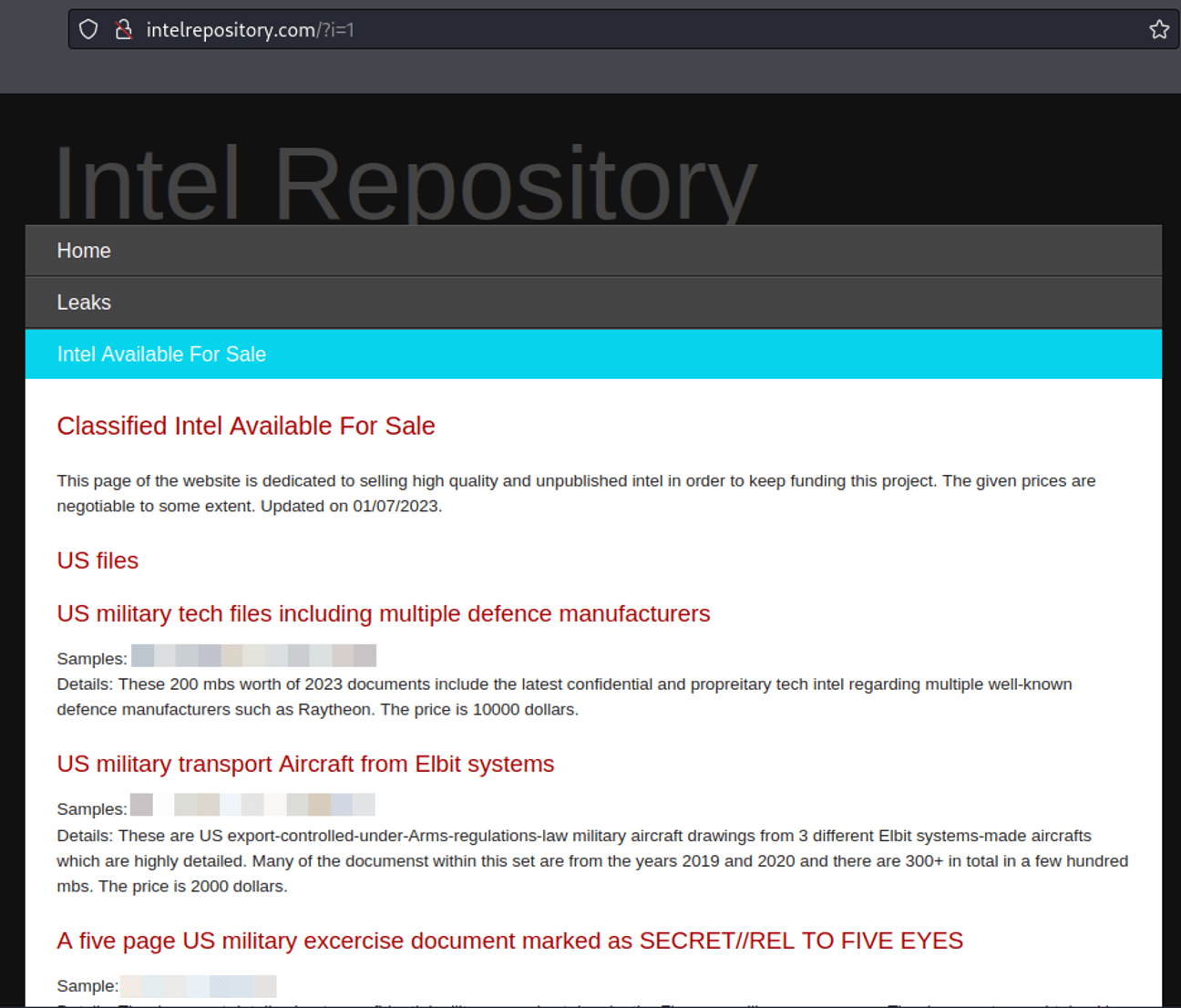 Unveiling the Dark Web's Massive Military Data Leak Flare Threat