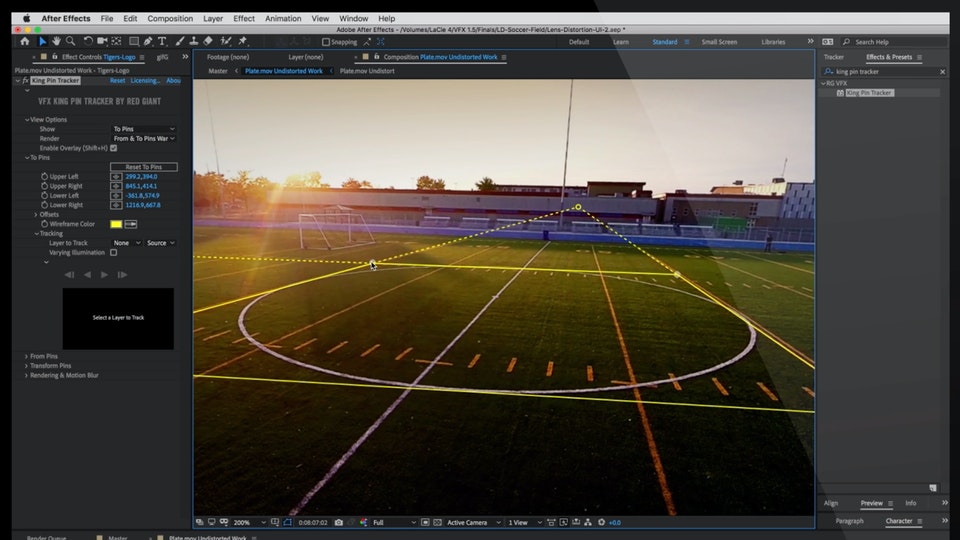 VFX Lens Distortion Matcher フラッシュバックジャパン