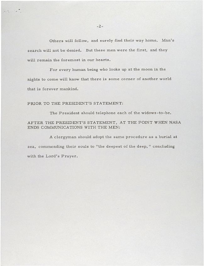 White House speechwriter William Safire's letter to President Nixon on