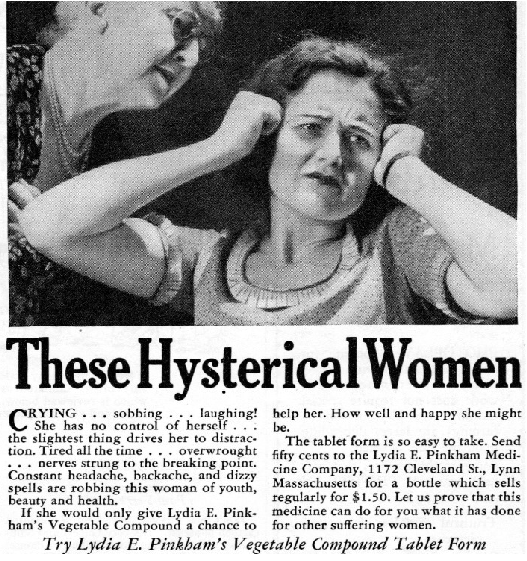 Lydia Estes Pinkham Wanted To Cure 'Hysterical Women' Of Their