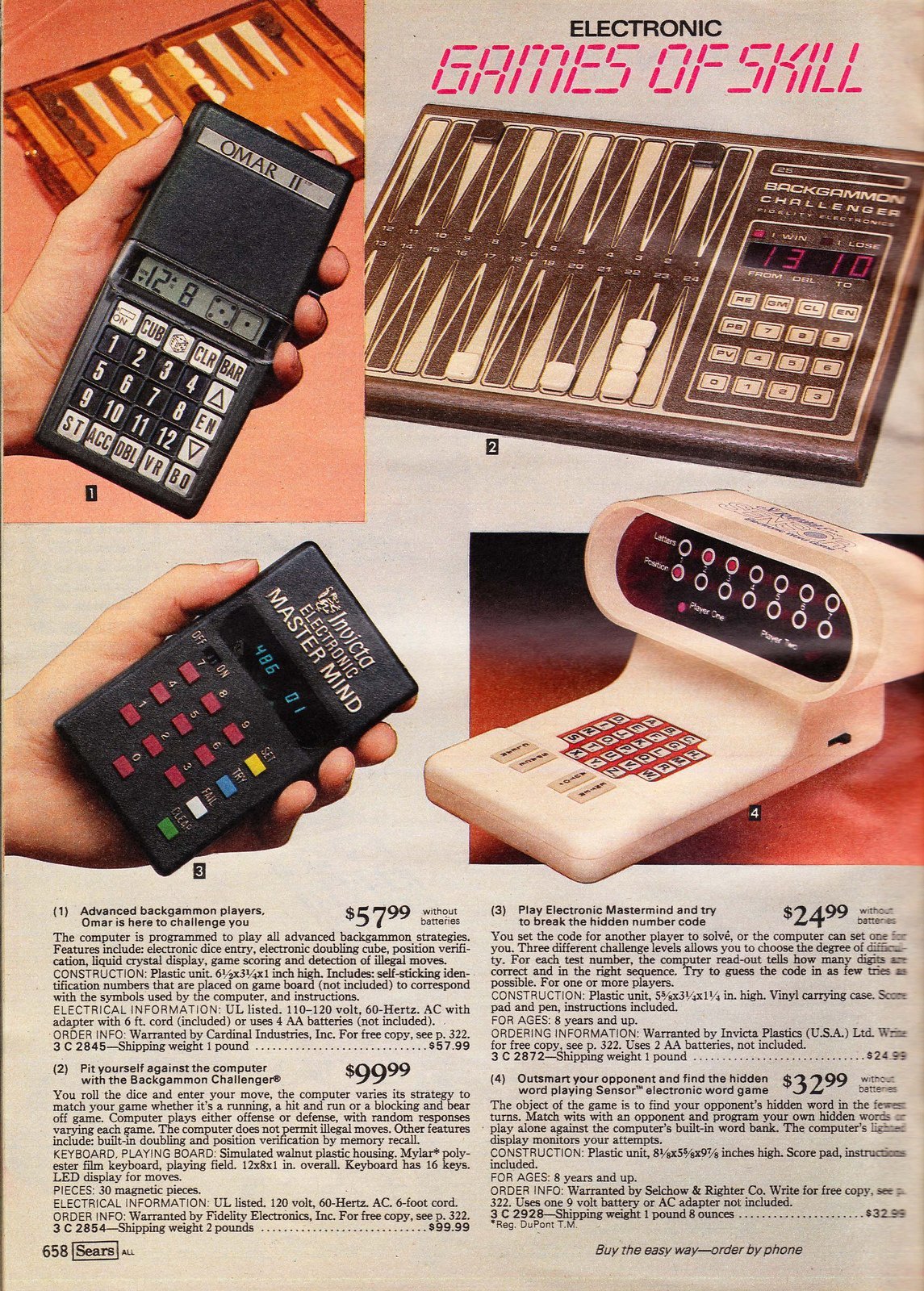 1979 Sears Catalog Miracles in Electronic Entertainment Flashbak