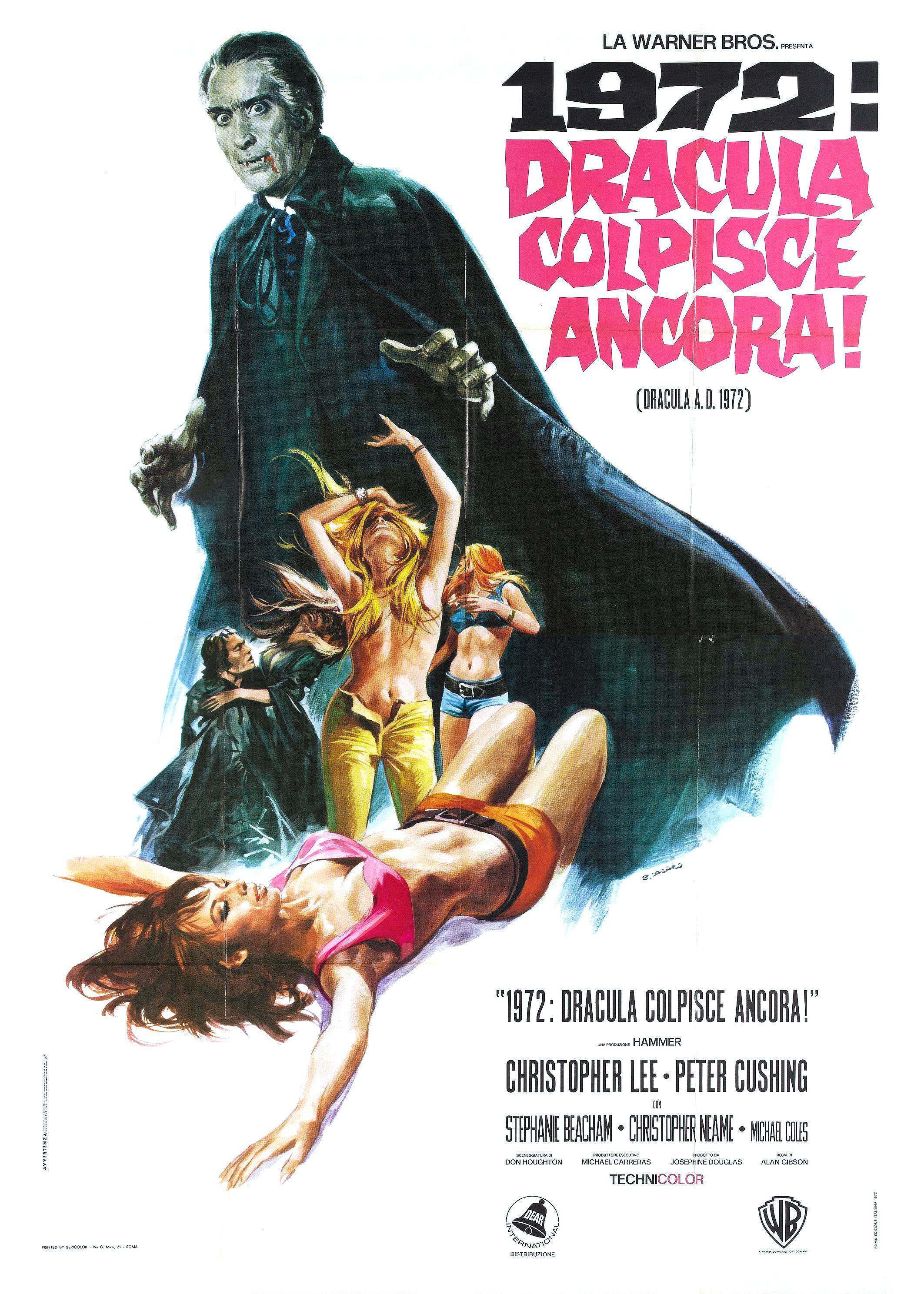 Ephemera from the Swinging Hammer Horror Film Dracula A.D. 1972