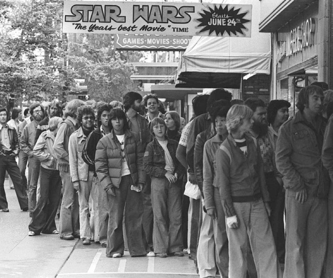 Denim Inspiration In Line To See Star Wars 1977 r/rawdenim