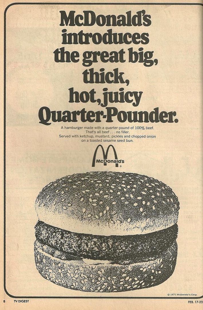 You Deserve a Break Today 1960s1980s McDonald’s History in Advertising
