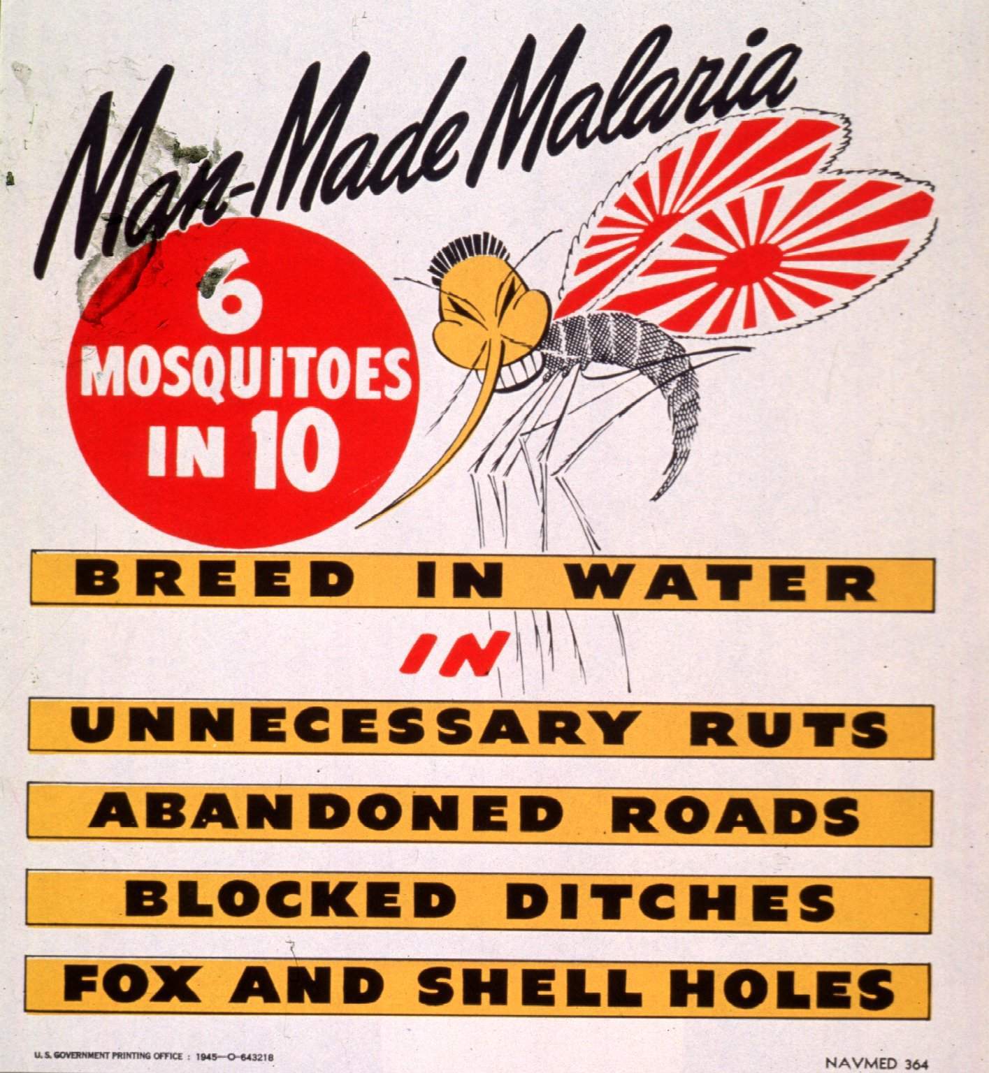 Japs, Japes And Dr Seus US AntiMalaria Warning Posters From World War 2