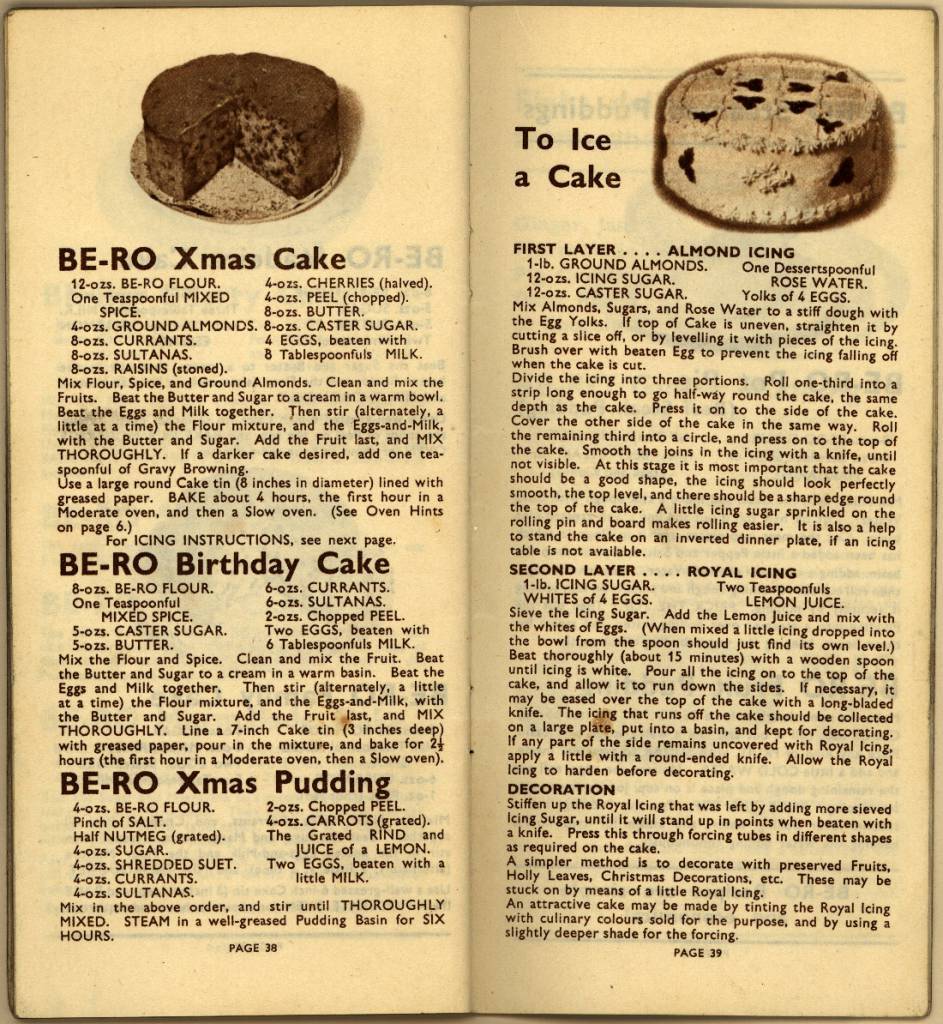 BeRo Home Recipes Scones, Cakes, Pastry, Puddings A 1923 Cookbook