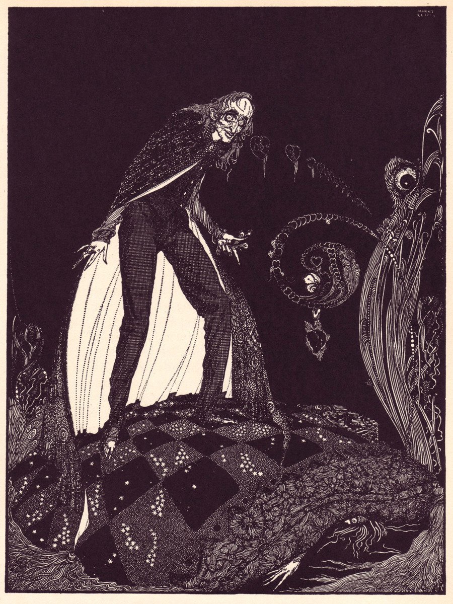 Harry Clarke's Spectacular Illustrations for Edgar Allan Poe Flashbak