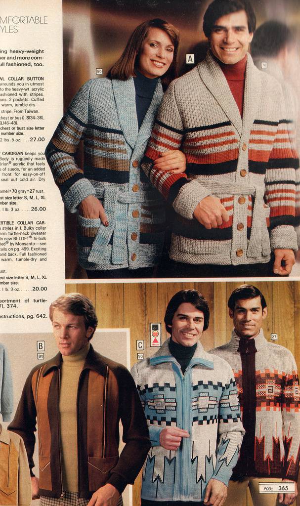 Montgomery Ward FallWinter Catalogue 1978 Men's Casual Fashion Flashbak