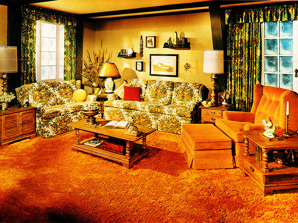 A Clockwork Carpet When Floor Coverings Went Orange Flashbak
