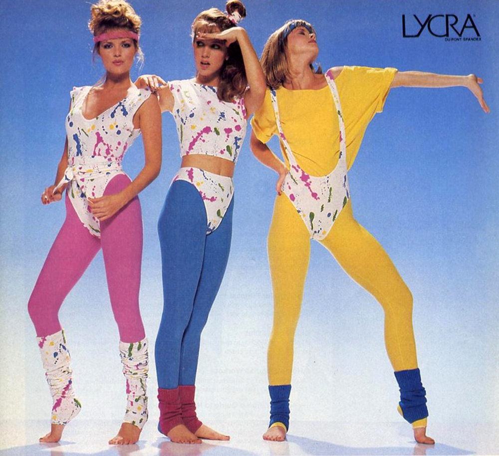 Legwarmers & Lycra Leotards Totally Rad Aerobics Fashions of the 80s