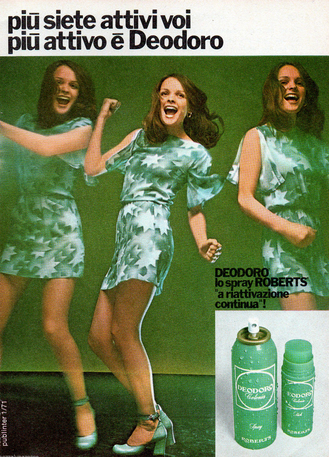 Smells Like the 70s Vintage Deodorant Advertising Flashbak
