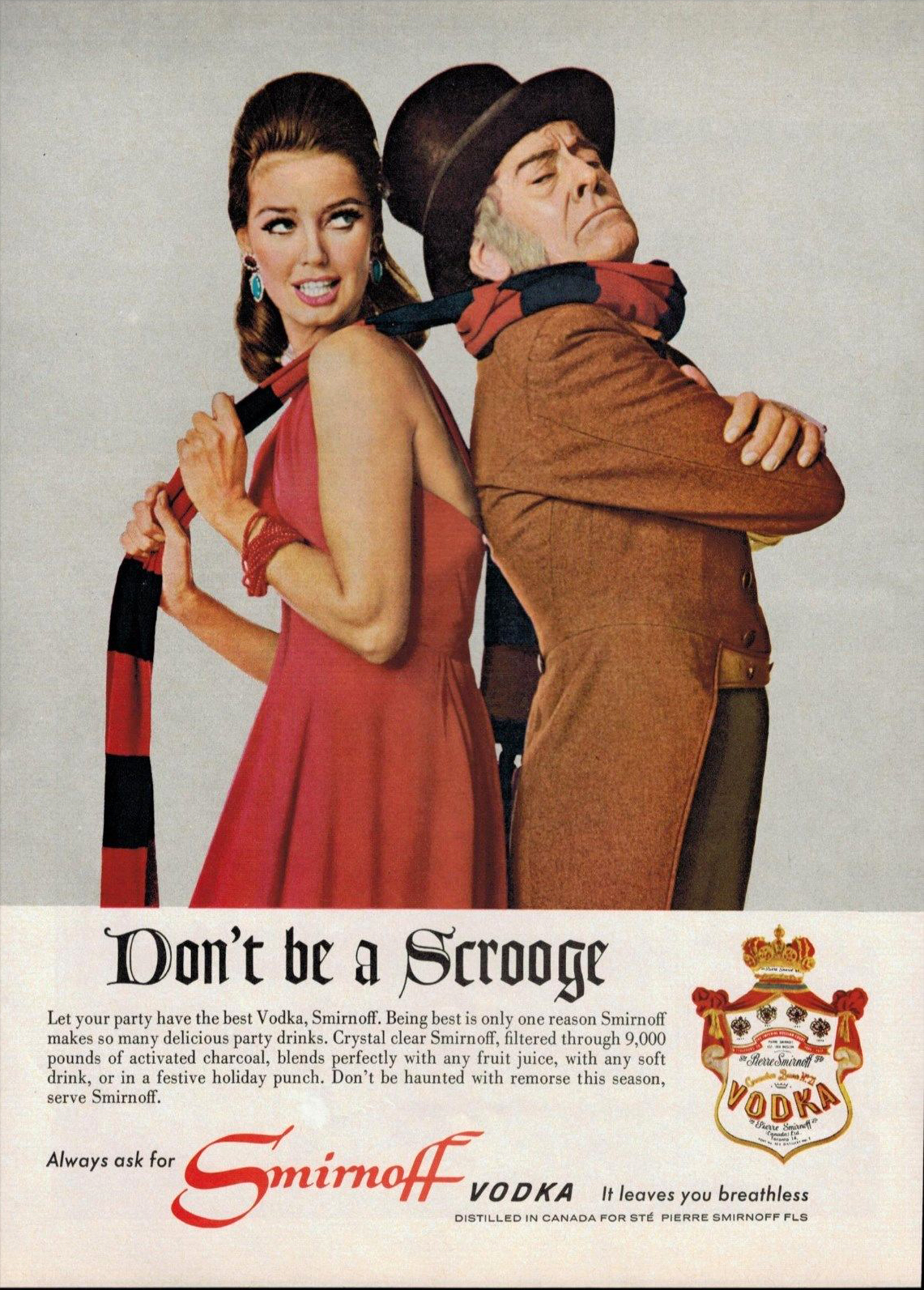 Vintage Christmas Alcohol Advertising Flashbak