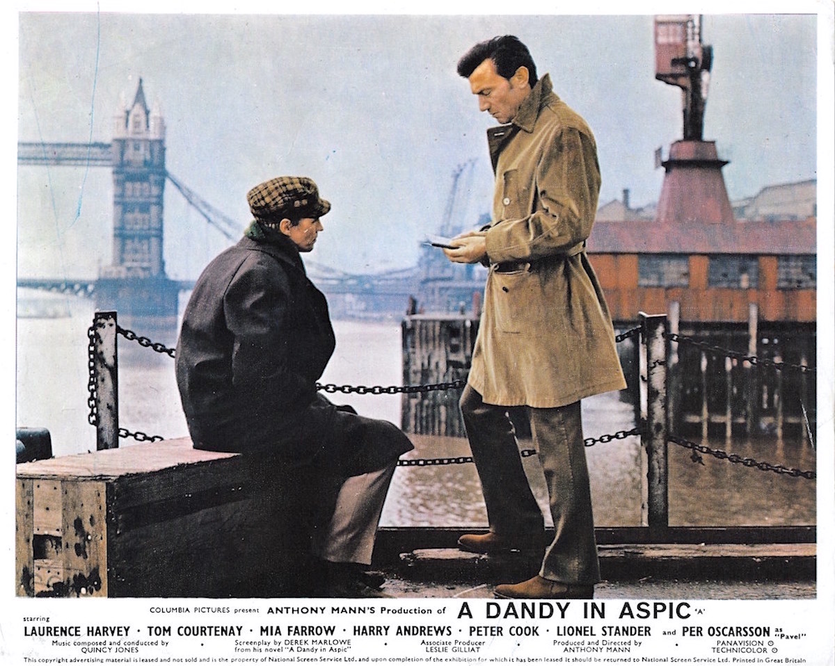 Lobby Cards to Swinging Sixties' Spy Thriller 'A Dandy in Aspic' Flashbak