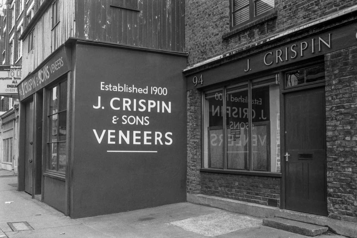 J Crispin & Sons, Curtain Rd, Shoreditch, Hackney 86 Flashbak