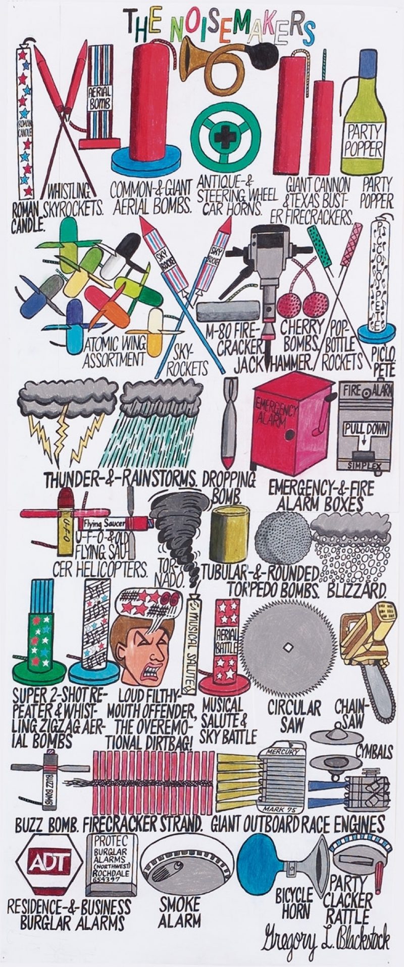 Autistic Savant Gregory Blackstock's Visual Collections Flashbak