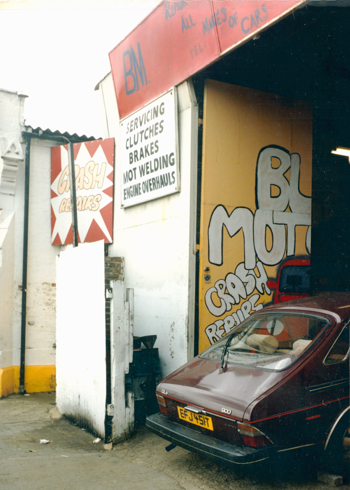 Garage, Rothbury Rd, Hackney Wick, Tower Hamlets, 1992 a Flashbak