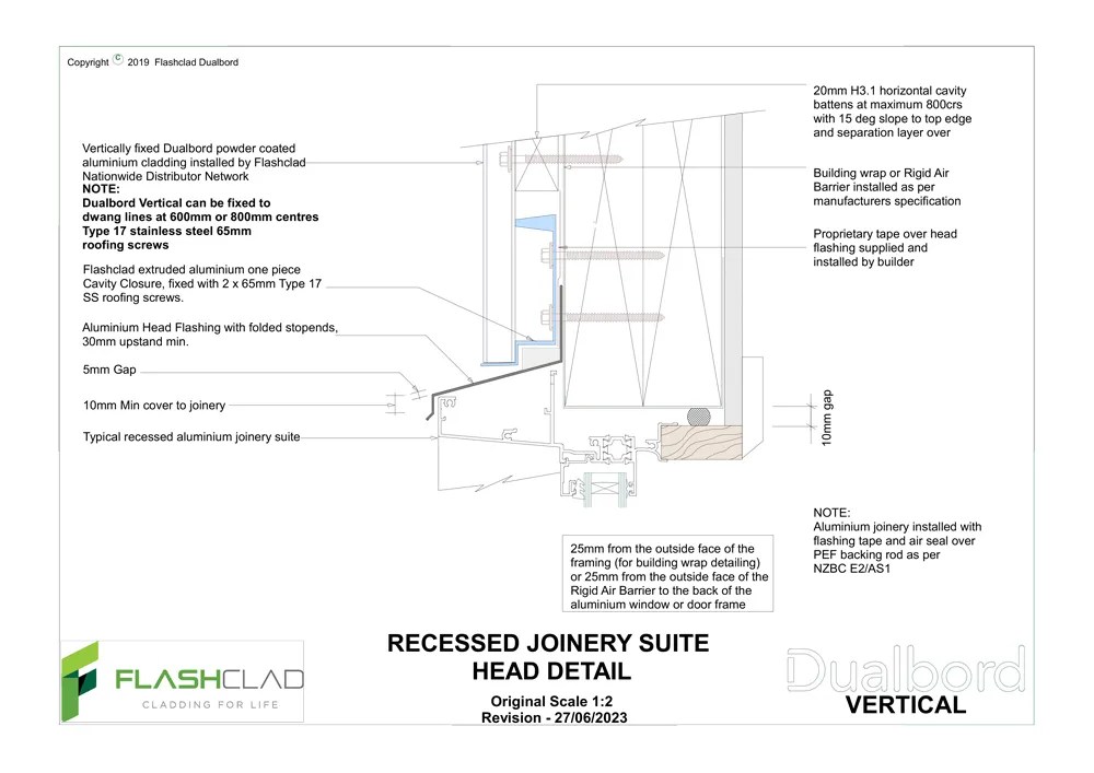 Recessed Window Details Flashclad