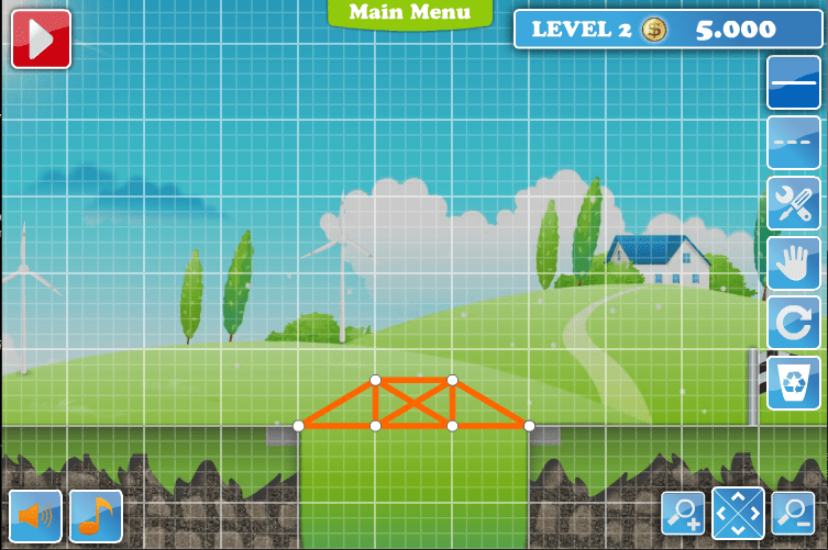 BridgeBuilder Play Online on Flash Museum 🕹️