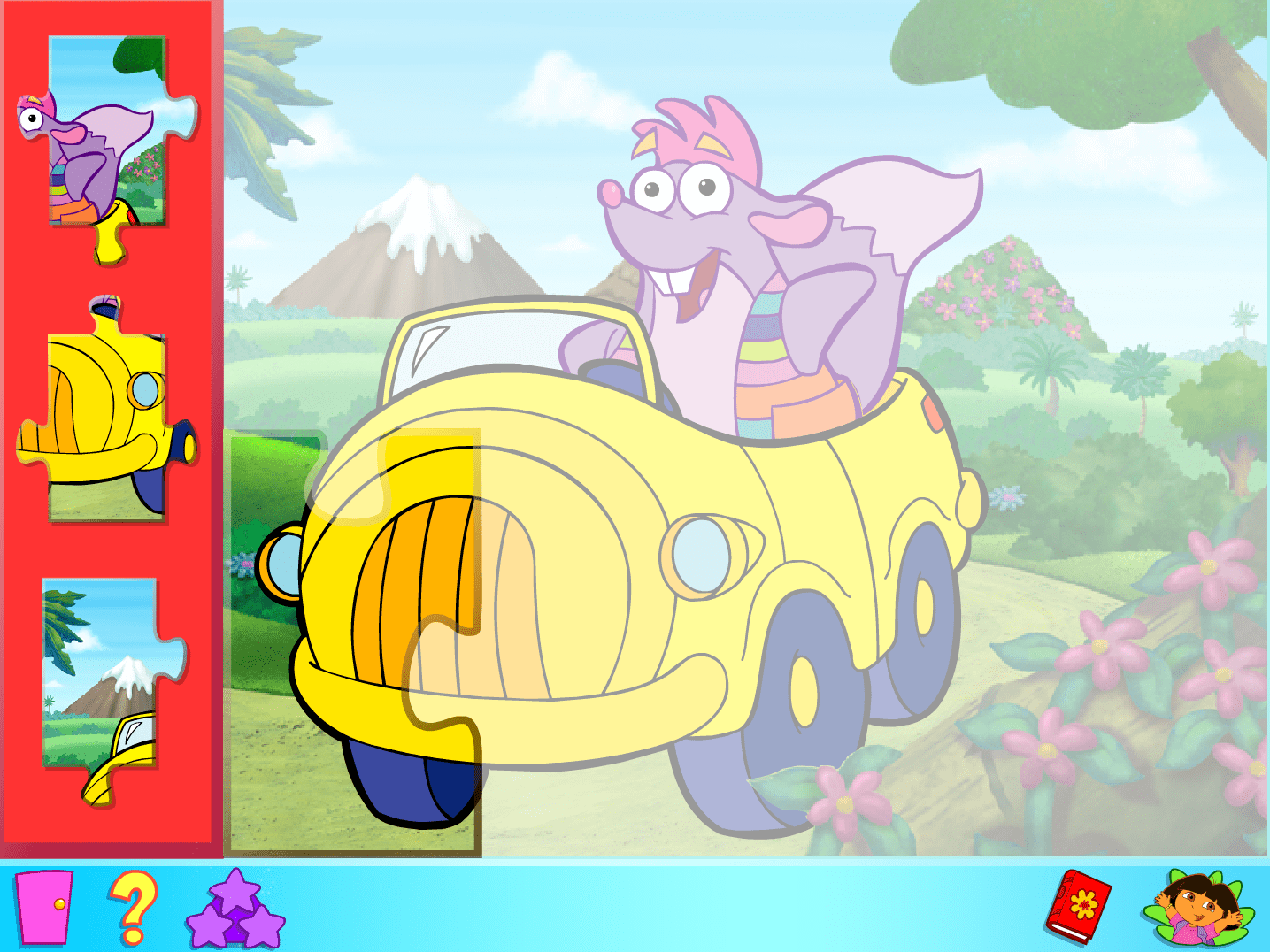 Dora the Explorer Click & Create! 15 Racing Around! Play Online on