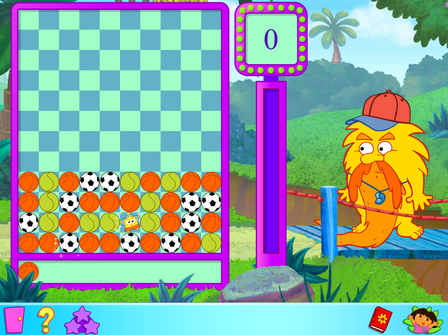 Dora the Explorer Click & Create! 45 We're a Team! Play Online on