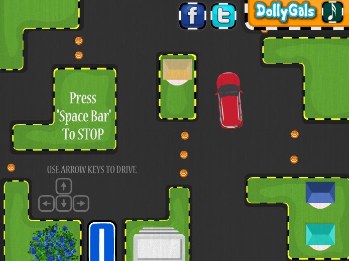 Frozen Elsa Driving Test Play Online on Flash Museum 🕹️