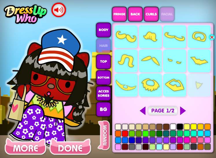 Hello Kitty Maker - Play Online on Flash Museum 🕹️