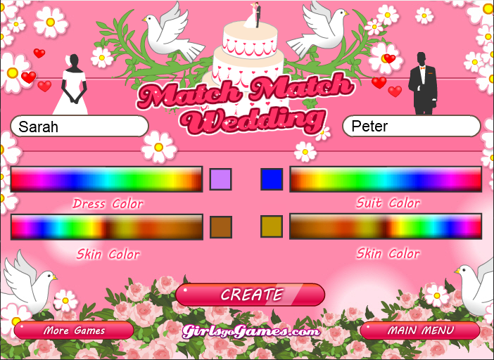 Match Match Wedding Play Online on Flash Museum 🕹️