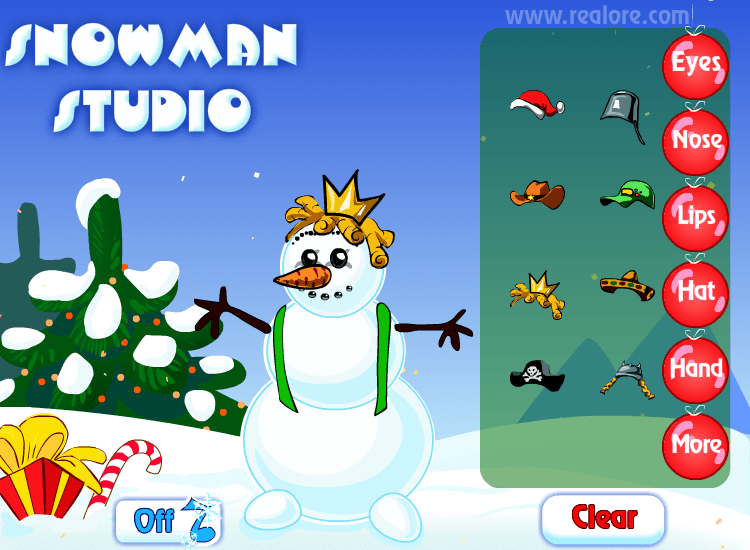 Snowman Studio Play Online on Flash Museum 🕹️