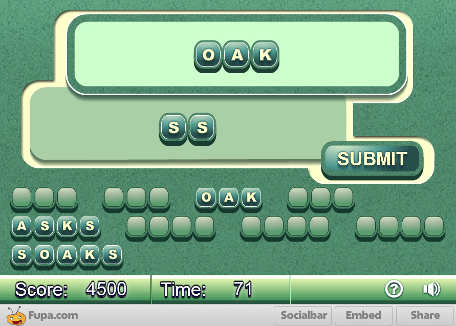 Word Scramble II Play Online on Flash Museum 🕹️