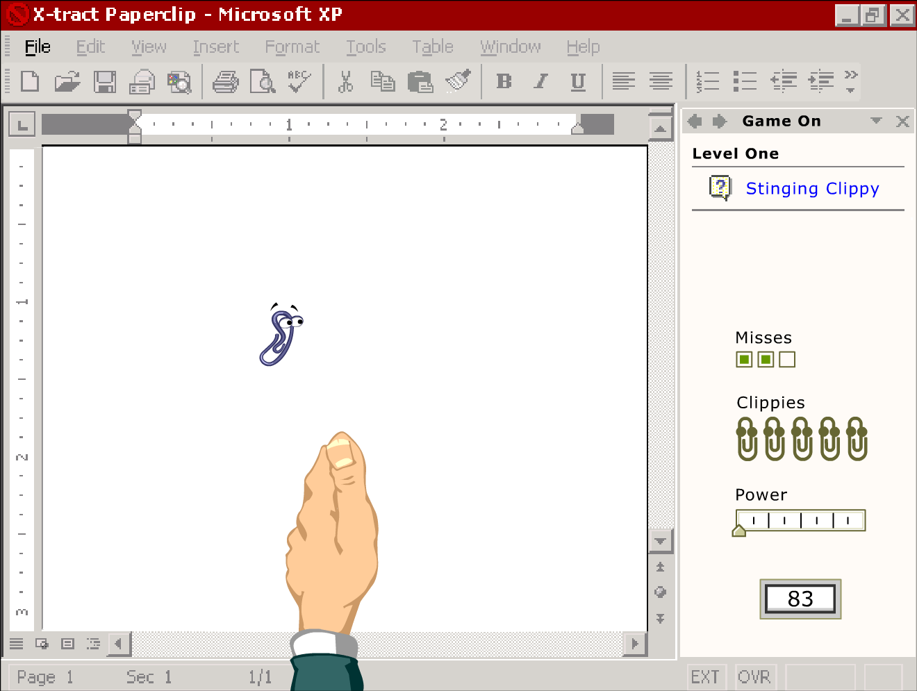 XTract Paperclip Play Online on Flash Museum 🕹️