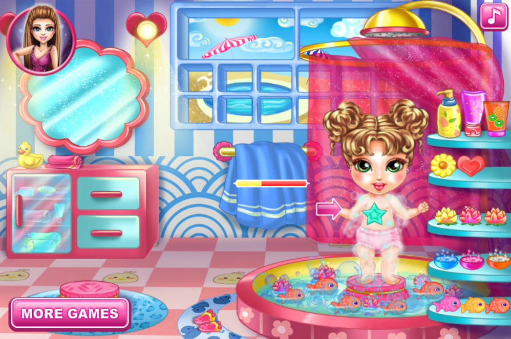 Baby Shower at Pool Play Online on Flash Museum 🕹️