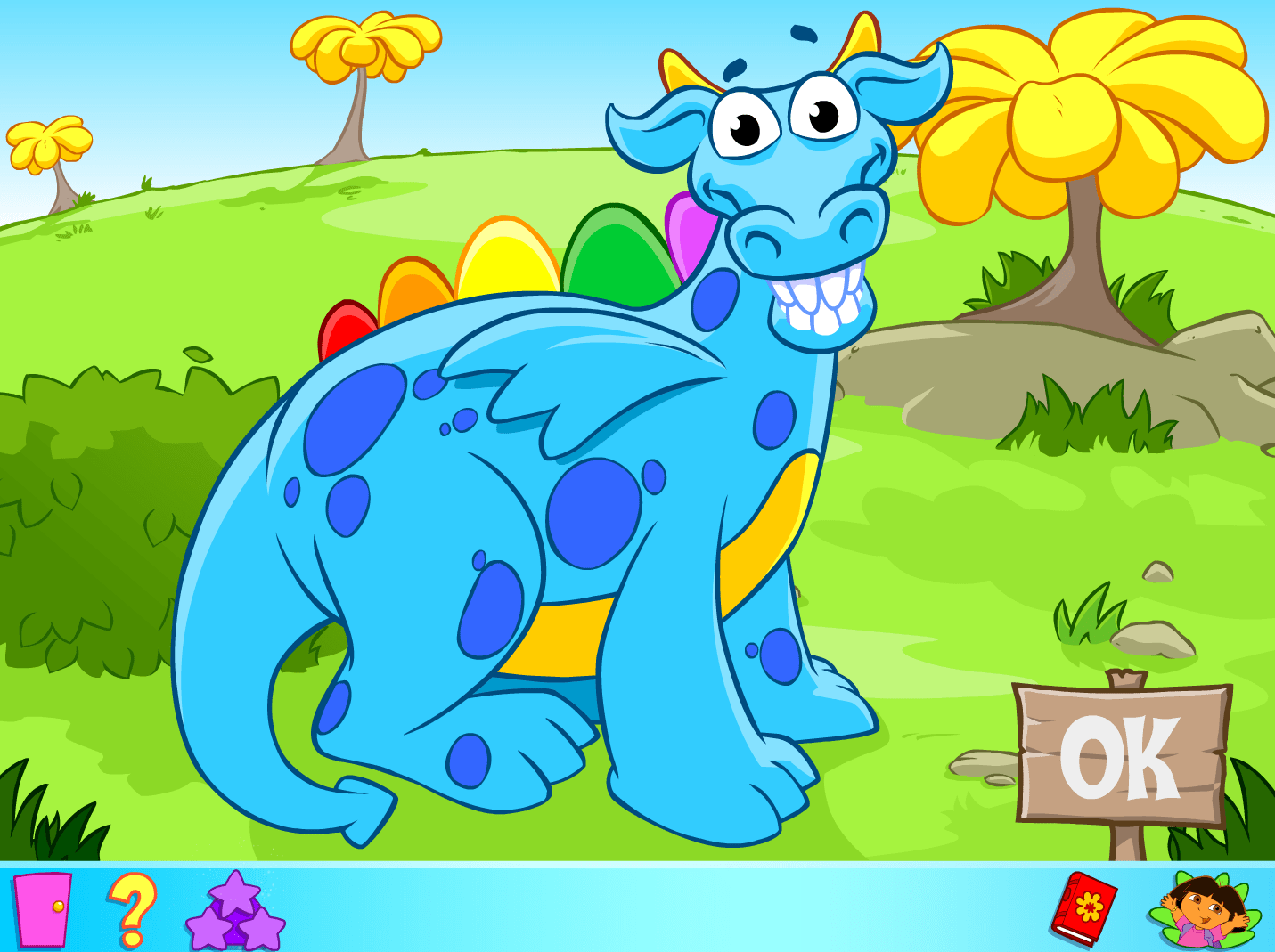 Dora the Explorer Click & Create! 30 Star Catcher! Play Online on