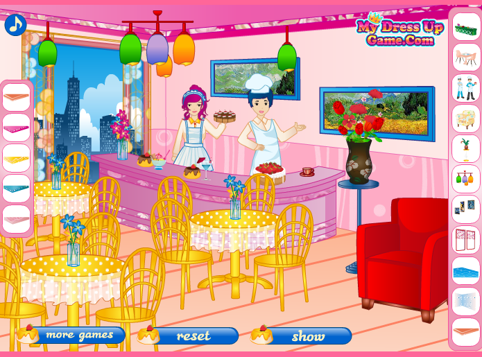 Restaurant Decorating Play Online on Flash Museum 🕹️