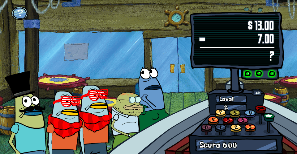 SpongeBob Krusty Cashier Play Online on Flash Museum 🕹️