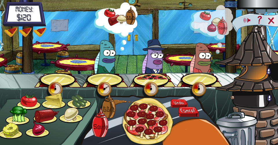 SpongeBob Pizza Perfect Play Online on Flash Museum 🕹️