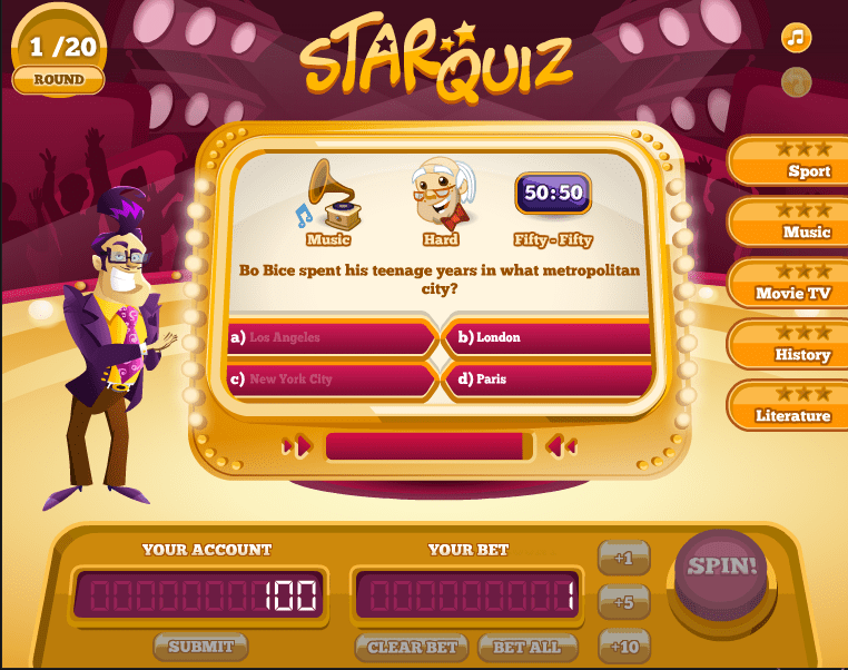 Star Quiz Play Online on Flash Museum 🕹️