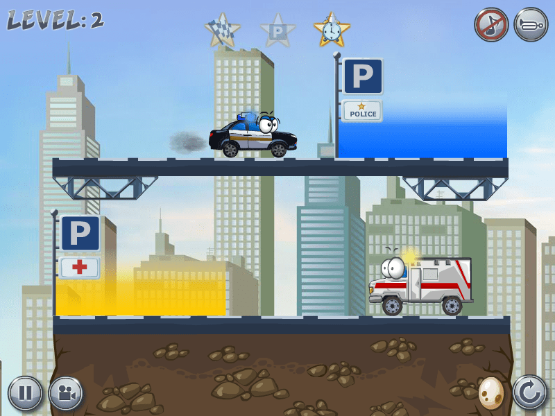 Vehicles 3 Car Toons! Play Online on Flash Museum 🕹️